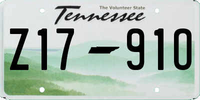 TN license plate Z1791O