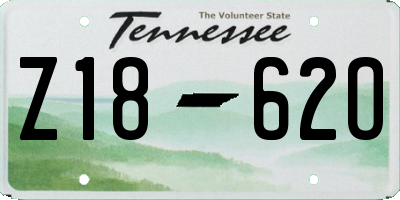 TN license plate Z1862O