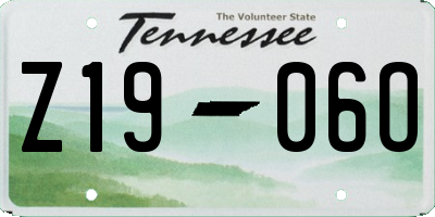 TN license plate Z1906O