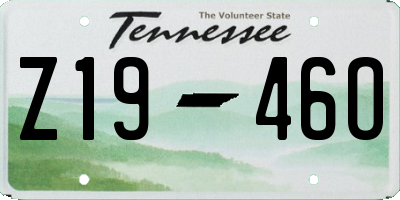 TN license plate Z1946O