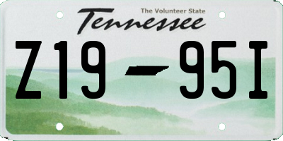 TN license plate Z1995I
