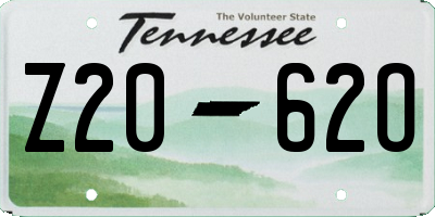 TN license plate Z2062O