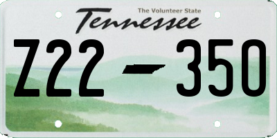 TN license plate Z2235O