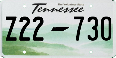 TN license plate Z2273O