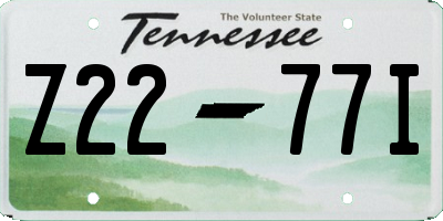 TN license plate Z2277I