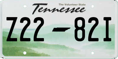 TN license plate Z2282I