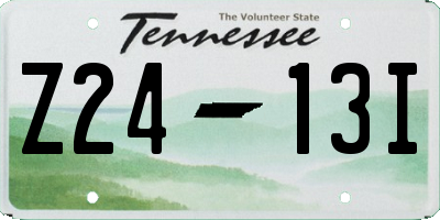 TN license plate Z2413I