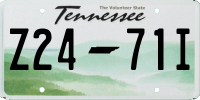 TN license plate Z2471I