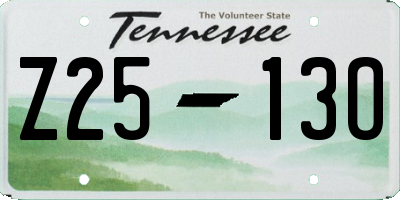 TN license plate Z2513O