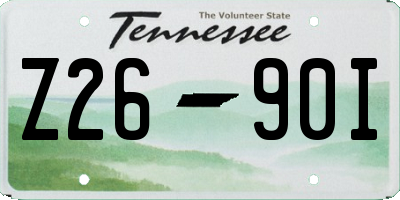 TN license plate Z2690I