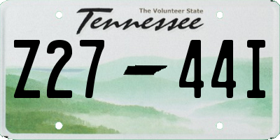 TN license plate Z2744I