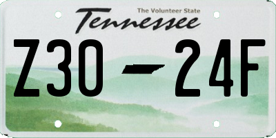TN license plate Z3024F