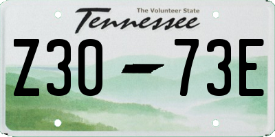 TN license plate Z3073E