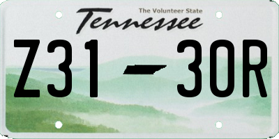 TN license plate Z3130R