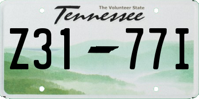 TN license plate Z3177I