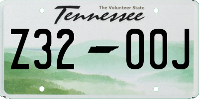 TN license plate Z3200J