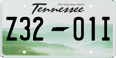TN license plate Z3201I