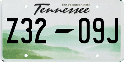 TN license plate Z3209J