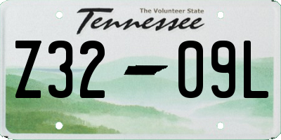 TN license plate Z3209L