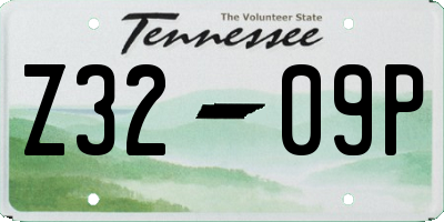 TN license plate Z3209P