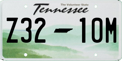 TN license plate Z3210M