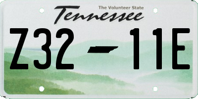 TN license plate Z3211E