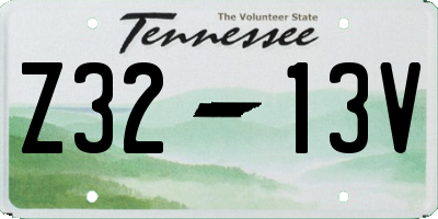 TN license plate Z3213V