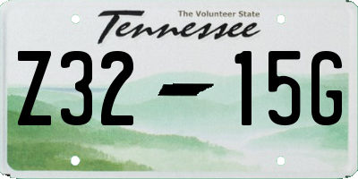 TN license plate Z3215G