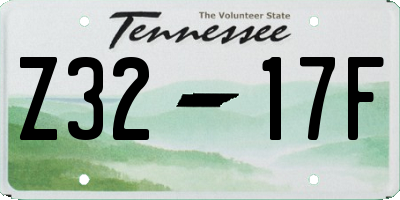TN license plate Z3217F