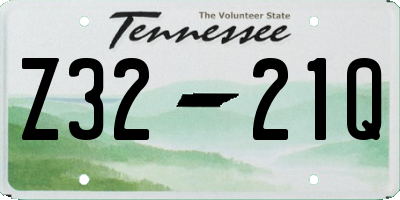 TN license plate Z3221Q