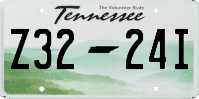 TN license plate Z3224I