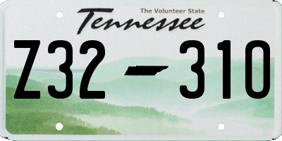 TN license plate Z3231O