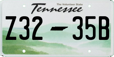 TN license plate Z3235B