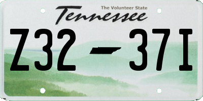 TN license plate Z3237I