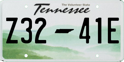 TN license plate Z3241E