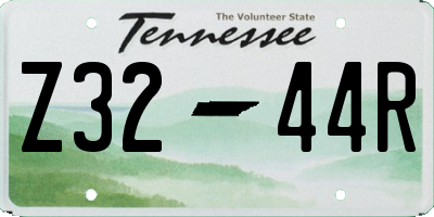 TN license plate Z3244R