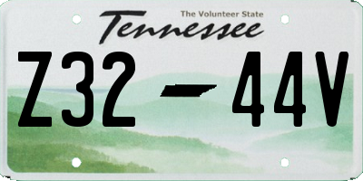 TN license plate Z3244V