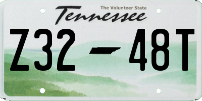 TN license plate Z3248T