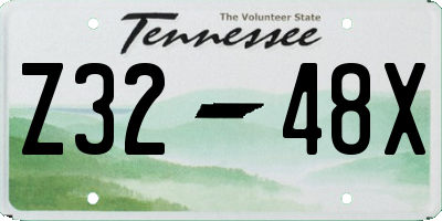 TN license plate Z3248X