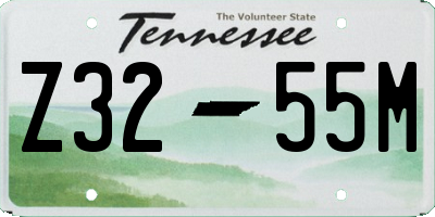 TN license plate Z3255M