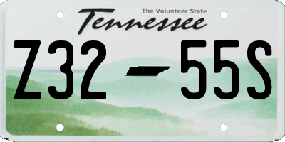 TN license plate Z3255S