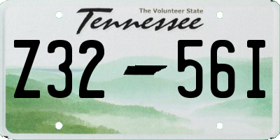 TN license plate Z3256I