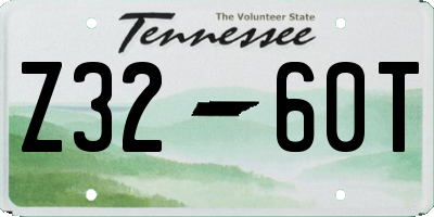 TN license plate Z3260T