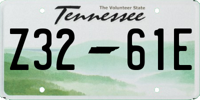 TN license plate Z3261E