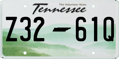 TN license plate Z3261Q