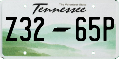 TN license plate Z3265P