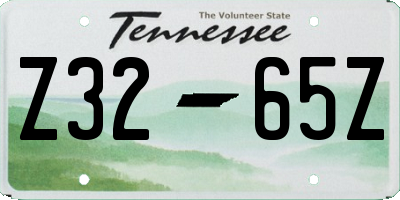 TN license plate Z3265Z