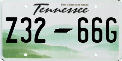 TN license plate Z3266G
