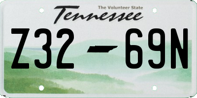 TN license plate Z3269N