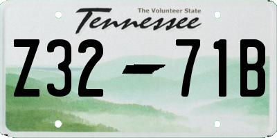 TN license plate Z3271B